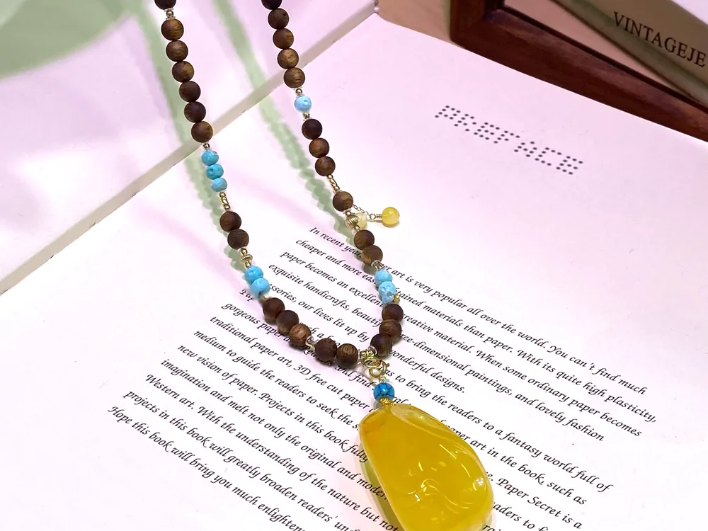 Custom necklace finished piece